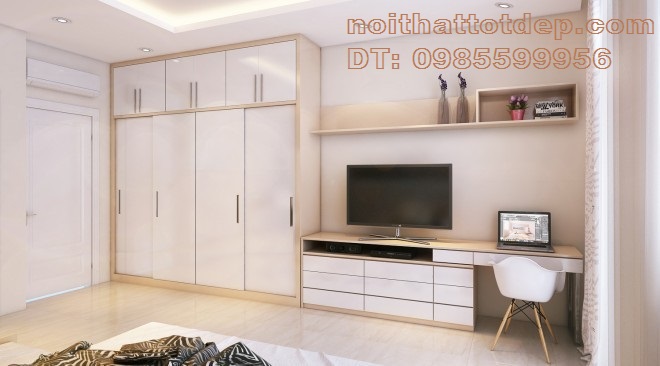 mẫu tủ áo cánh lùa